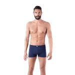 BOXER-UOMO-IN-COTONE-ELASTICIZZATO-BLU-I-CLUB