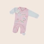 Tutina Neonato/a T&R Baby - Bianco, 0/1 Mesi