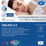 Materasso Memory Una Piazza E Mezzo 120 X 190 I-Club Nazareno Gabrielli - immagine 7