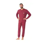 Pigiama Uomo Lungo Serafino - immagine 2
