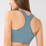 KEOS Reggiseno Sportivo Traspirante con Scollo a V e Spalline Larghe per Fitness - immagine 2