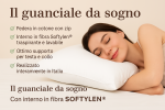 COTONERIE DELLA LOUISIANA Cuscino 50x80cm Federa 100% cotone Traspirante Morbido con Zip - immagine 4