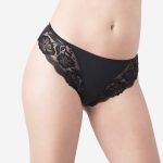 Slip midi donna pizzo microfibra