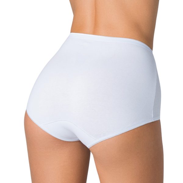 Confezione 3 Culotte Unibasic Donna Alta Vita in Cotone Elasticizzato