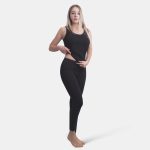 Unibasic Leggings Donna Vita Alta in Cotone Elasticizzato Aderenti e Traspiranti