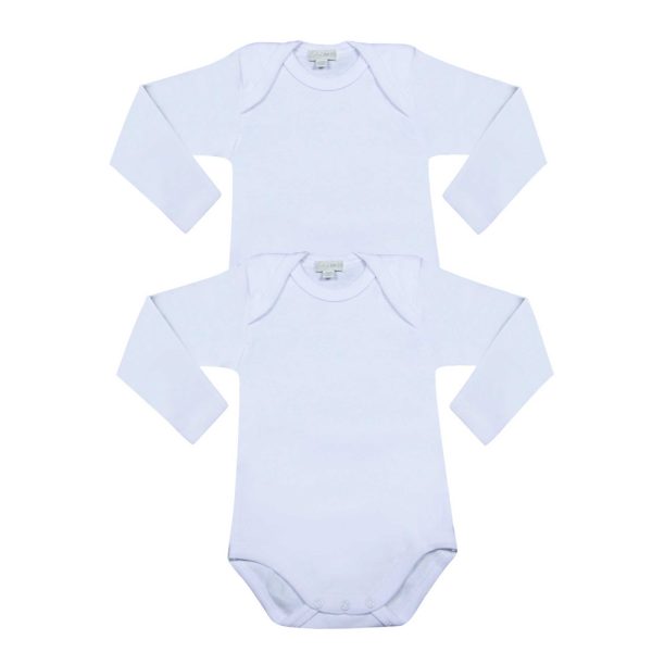 Liabel Body Neonato Manica Lunga in Cotone Set 2 Pezzi con Bottoni