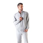 I-Club Nazareno Gabrielli Tuta Jogger Uomo 100% Cotone con Zip Frontale