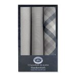 I-Club Nazareno Gabrielli Fazzoletti da Naso Uomo 100% Cotone Set 3 Pezzi