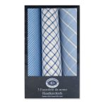 I-Club Nazareno Gabrielli Fazzoletti da Naso Uomo 100% Cotone 3 Pezzi Hanky04