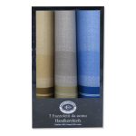 I-Club Nazareno Gabrielli Fazzoletti da naso Hanky02 100% cotone 3 pezzi per uomo