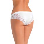 Slip donna cotone pizzo vita bassa - immagine 2