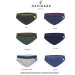 Navigare Slip Uomo 6 Pezzi in Cotone Elasticizzato Traspirante Intimo Maschile - immagine 2