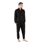 I-Club Nazareno Gabrielli Tuta Jogger Uomo 100% Cotone con Zip Frontale - immagine 2
