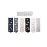 6 MiA Calze Antiscivolo Bambina in Cotone Elasticizzato Traspiranti Morbide Confortevoli - immagine 2