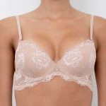 Reggiseno Push-Up Lormar con Coppe in Gel e Pizzo - immagine 4