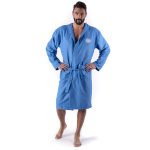 Accappatoio unisex (uomo-donna) in microfibra leggera - immagine 6