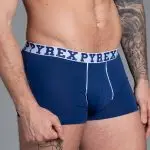 PYREX Boxer Uomo Ragazzo Aderente Misto Cotone Elastico con Logo Comfort
