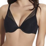 SELENE Reggiseno Triangolo in Pizzo Senza Cuciture - Coppe a Triangolo Spalline Regolabili