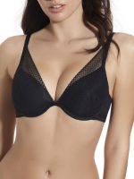 SELENE Reggiseno Triangolo in Pizzo Senza Cuciture - Coppe a Triangolo Spalline Regolabili