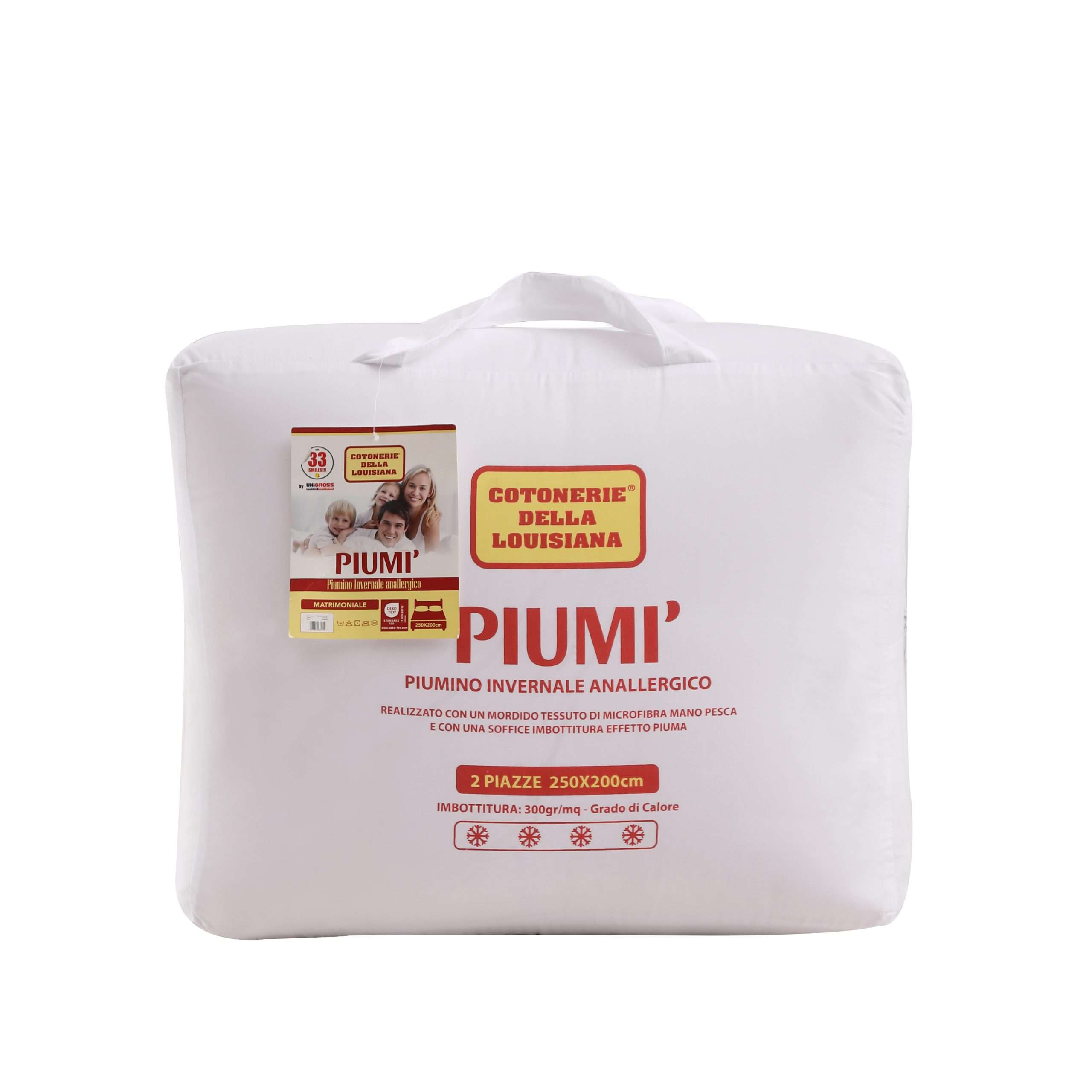 white single quilt Piumino invernale matrimoniale - immagine 1