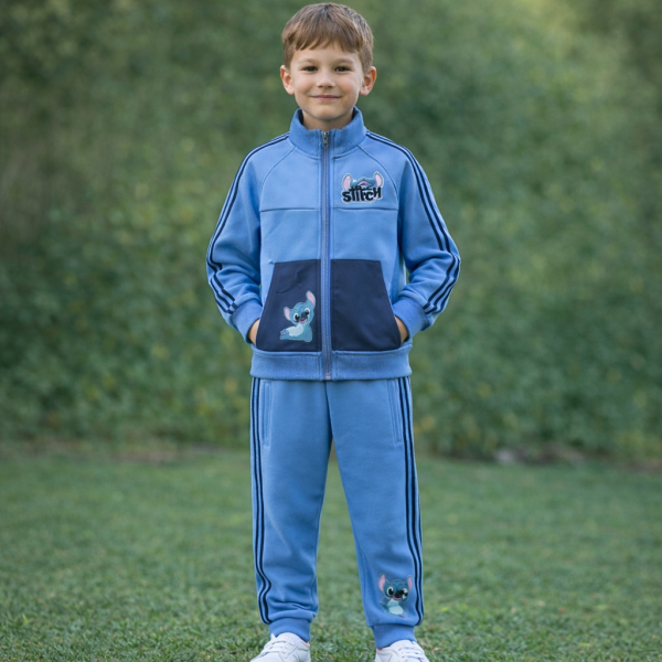 Tuta da bimbo personaggio Disney Stitch senza cappuccio