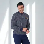 Pigiama uomo Navigare in cotone fantasia geometrica