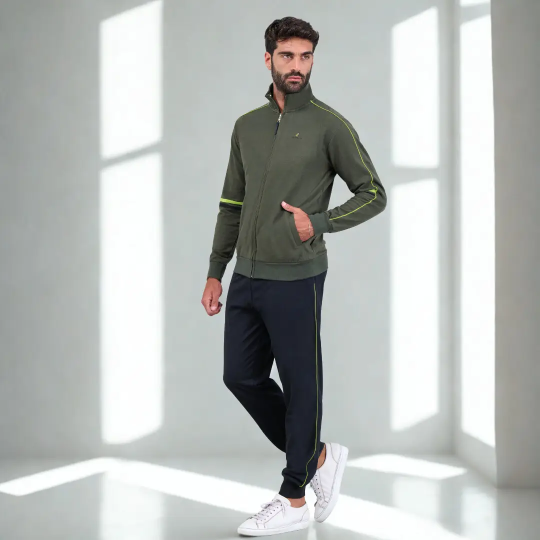 2860100000GTI Tuta uomo Navigare in cotone con zip - immagine 1