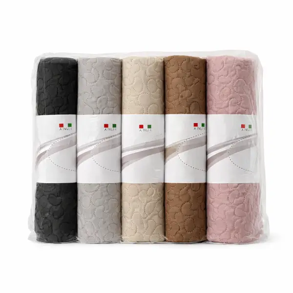 Pack 5 trapunte bicolor estive matrimoniali