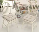 Set 6 Cuscini Sedia Pasquali 4 Punti Fantasie Assortite - immagine 3