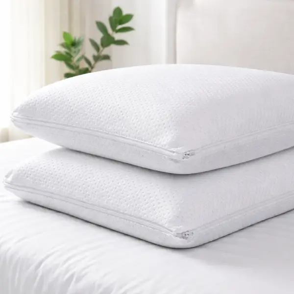 Coppia Copriguanciale Jersey Elasticizzato Antiacaro