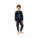 Pigiama bimbo in 100% cotone manica lunga - immagine 2