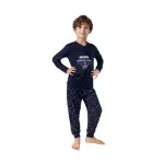 Pigiama bimbo in 100% cotone manica lunga