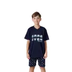 Pigiama bimbo in 100% cotone manica corta - immagine 7