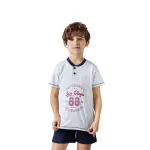 Pigiama bimbo in 100% cotone manica corta - immagine 5