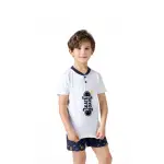 Pigiama bimbo in 100% cotone manica corta - immagine 4