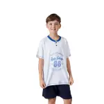 Pigiama bimbo in 100% cotone manica corta - immagine 2