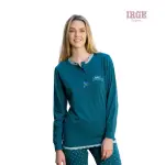 Pigiama lungo donna in 100% cotone Irge