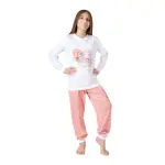 Pigiama ragazza in 100% cotone con maglia a manica lunga - immagine 12