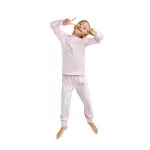 Pigiama ragazza in 100% cotone con maglia a manica lunga - immagine 5