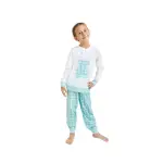 Pigiama ragazza in 100% cotone con maglia a manica lunga - immagine 4