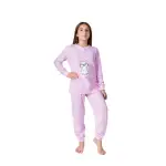 Pigiama ragazza in 100% cotone con maglia a manica lunga - immagine 3