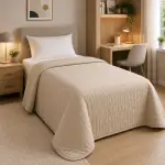 Trapunta Estiva Singola Effetto Lino - immagine 4