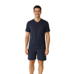 Pigiama Uomo Corto in 100% Cotone Jersey Fantasia - immagine 7
