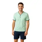 Pigiama Uomo Estivo 100% Cotone Jersey - immagine 4