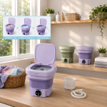 Mini lavatrice portatile pieghevole - immagine 2