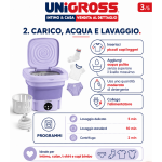 Mini lavatrice portatile pieghevole - immagine 6