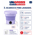 Mini lavatrice portatile pieghevole - immagine 7
