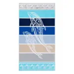 Telo mare 100% cotone fantasia marina - immagine 6