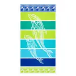 Telo mare 100% cotone fantasia marina