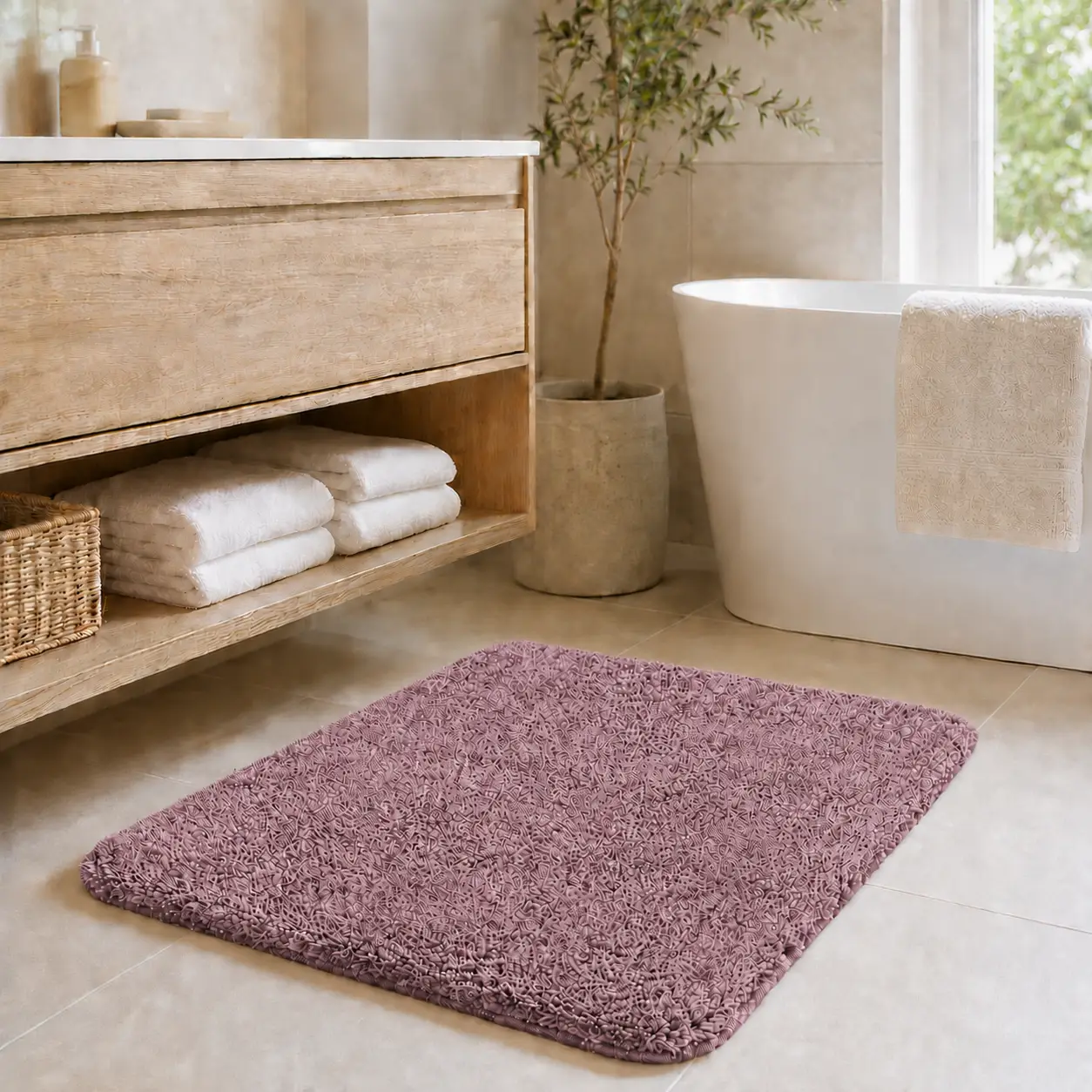 SIMPLY-05 Tappeto Bagno Morbido 50x80 - immagine 1